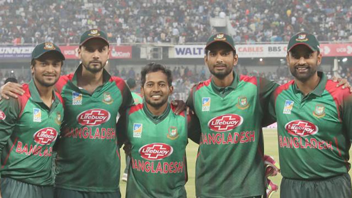 সাকিব আল হাসান, মাশরাফি বিন মুর্তজা, মুশফিকুর রহিম, মাহমুদউল্লাহ, তামিম ইকবাল: বাংলাদেশ ক্রিকেটের পঞ্চপাণ্ডব। ছবি: প্রথম আলো