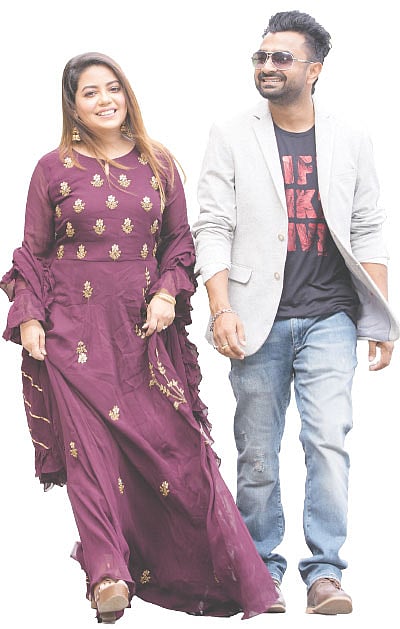 কনা ও ইমরান। ছবি: কবির হোসেন