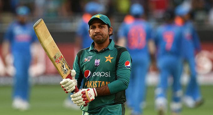 পাকিস্তান অধিনায়ক সরফরাজ আহমেদ। ছবি: টুইটার