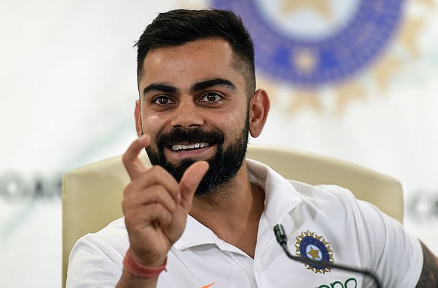 বিশ্বকাপে চাপ সামলাতে পারাকেই বেশি গুরুত্বপূর্ণ মনে হচ্ছে কোহলির কাছে। ছবি: এএফপি