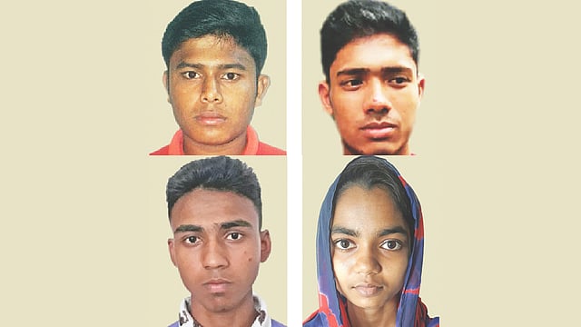 সোহাগ মিয়া, সাব্বির মিয়া, রাকিব, মাজেদা