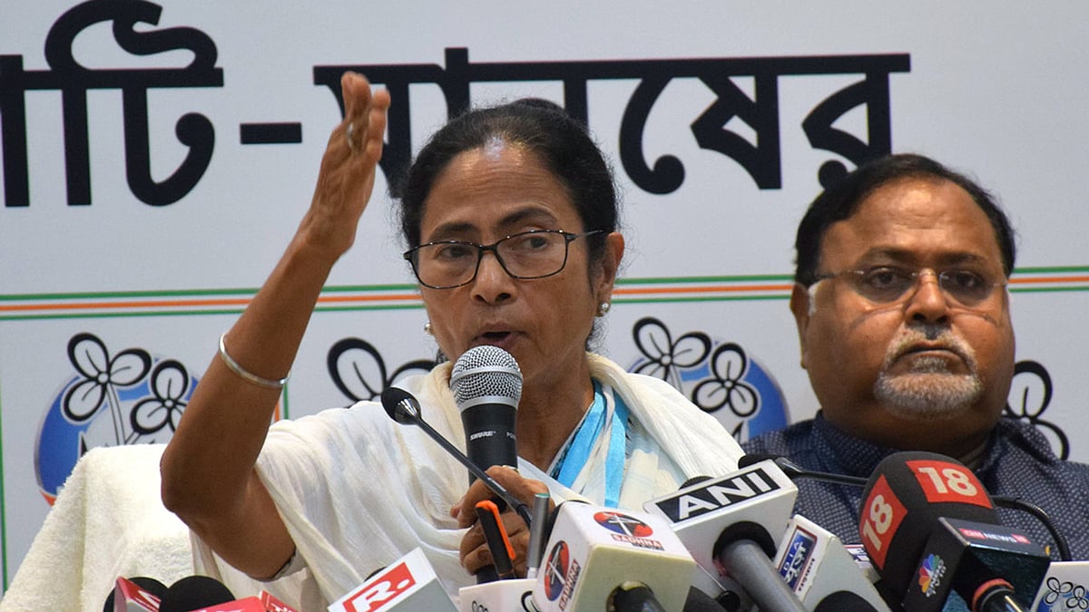 পশ্চিমবঙ্গের মুখ্যমন্ত্রী মমতা বন্দ্যোপাধ্যায়। ছবি: ভাস্কর মুখার্জি