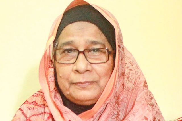 মাহমুদউল্লাহর মা আরাফাত বেগম । ছবি: আনোয়ার হোসেন