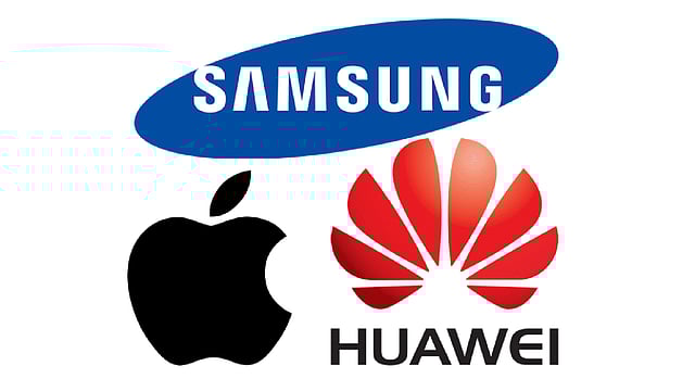 স্যামসাং, হুয়াওয়ে, অ্যাপল