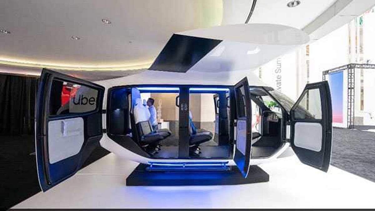 ২০২০ সালের মধ্যে উবার পরীক্ষমূলক পর্যায়ে উড়ন্ত ট্যাক্সিতে যাত্রী সেবা দেওয়া পরিকল্পনা করেছে। ছবি: উবার টুইটার