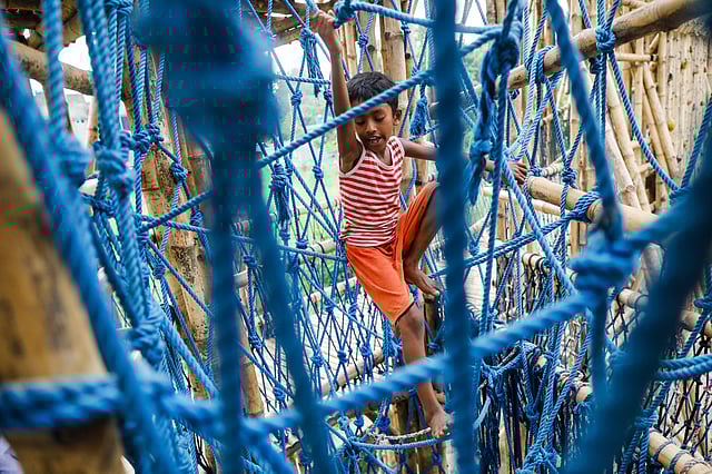 সব বয়সী শিশুর জন্য উন্মুক্ত এই খেলাঘর