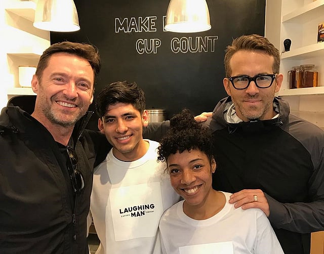 গতবছর লাফিং ম্যান কফির বারিস্তা হয়েছিলেন রায়ান রেনল্ড