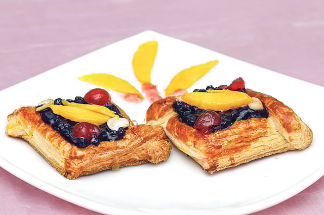 আম ব্লুবেরির ড্যানিশ