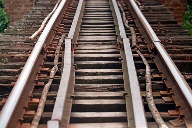 বাঁশের ফালি লোহা ও কাঠের সঙ্গে পেরেক দিয়ে আটকানো রয়েছে