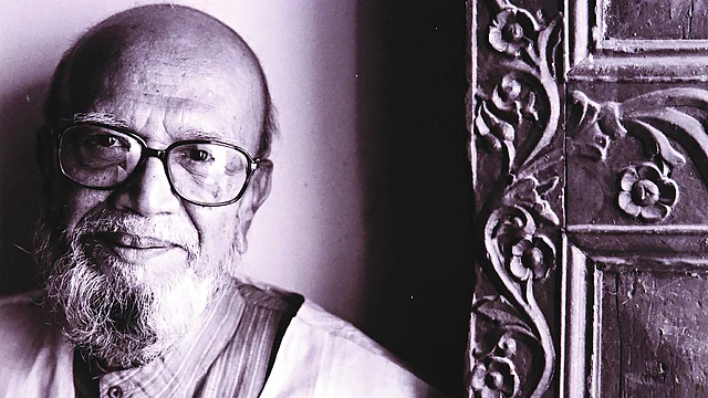 আল মাহমুদ (১১ জুলাই ১৯৩৬—১৫ ফেব্রুয়ারি ২০১৯)। ছবি: নাসির আলী মামুন/ফটোজিয়াম