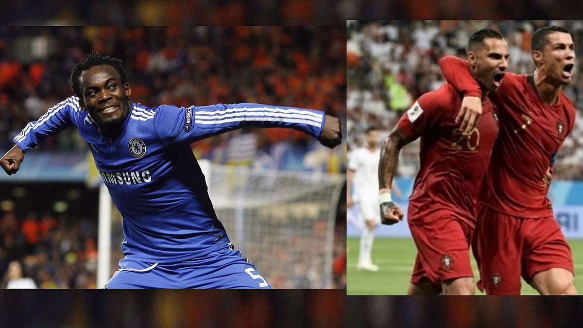 চেলসির সাবেক মিডফিল্ডার এসিয়েন ও পর্তুগালের উইঙ্গার কারেজমাকে (রোনালদোর সঙ্গে) এবার দেখতে পাওয়ার সম্ভাবনা ছিল বাংলাদেশের ফুটবলে। ফাইল ছবি