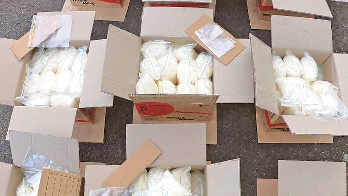 সিডনিতে উদ্ধার হওয়া মেথাফিটামিনের চালান। ছবি: সিএনএন