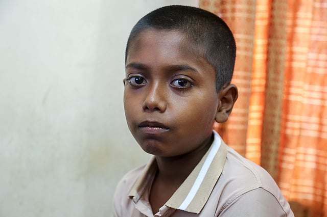 তুবার ভাই তাহসিন আল মাহির। ছবি: সাবরিনা ইয়াসমীন