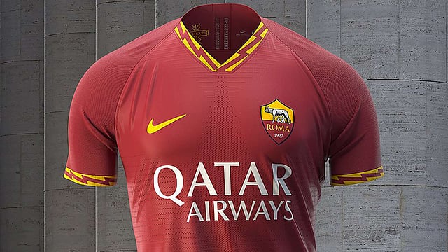 রোমার হোম জার্সি। ছবি : টুইটার