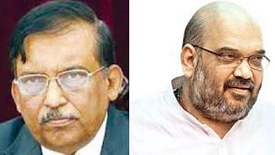 স্বরাষ্ট্রমন্ত্রী আসাদুজ্জামান খান কামাল ও ভারতের স্বরাষ্ট্রমন্ত্রী অমিত শাহ।