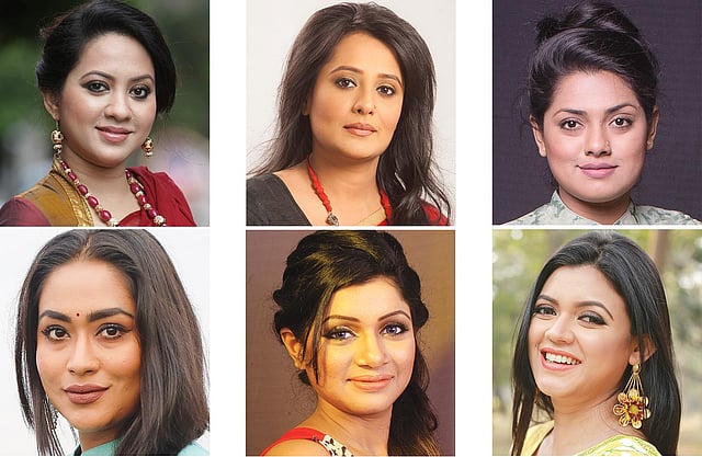 তারিন জাহান,অপি করিম,নুসরাত ইমরোজ তিশা ,জাকিয়া বারী মম,সোহানা সাবা,মাসুমা রহমান নাবিলা : ফাইল ছবি।