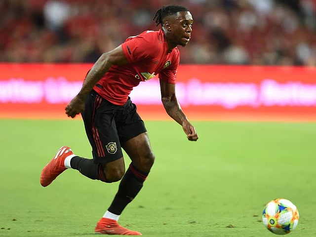 ওয়ান-বিসাকা এখন ইউনাইটেডের মূল রাইটব্যাক। ছবি : এএফপি