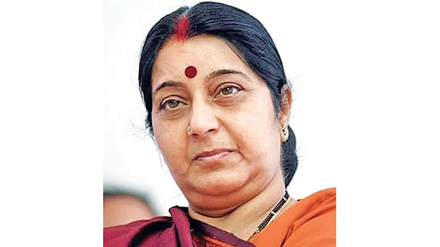 সুষমা স্বরাজ। ফাইল ছবি