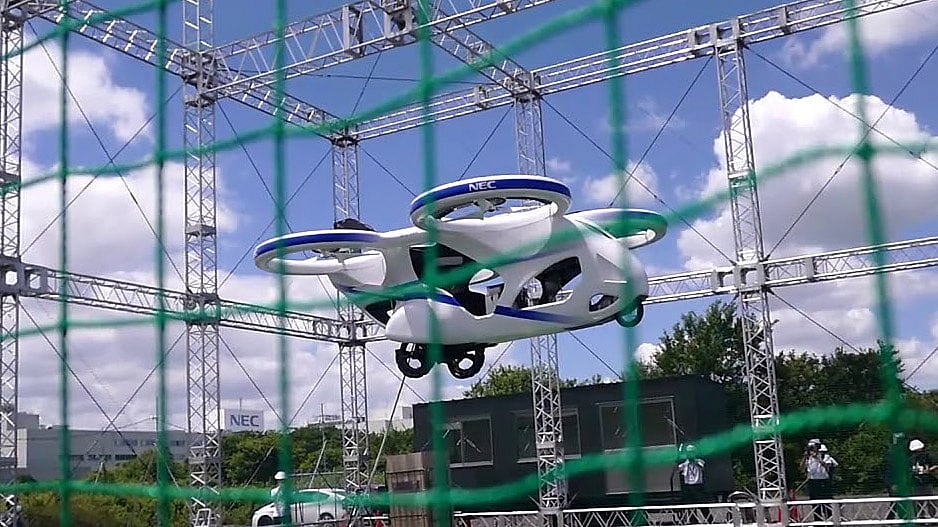 এনইসির উড়ুক্কু গাড়ি