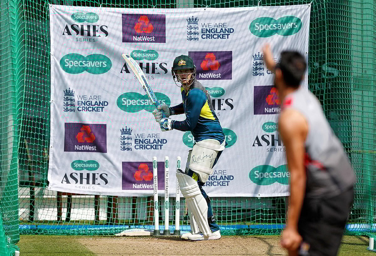 অ্যাশেজের দ্বিতীয় টেস্টে আজ ইংল্যান্ডের মুখোমুখি হচ্ছে অস্ট্রেলিয়া। ছবি: এএফপি