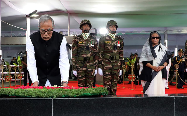 রাষ্ট্রপতির শ্রদ্ধা।