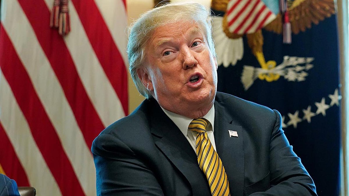 মার্কিন প্রেসিডেন্ট ডোনাল্ড ট্রাম্প। ছবি: রয়টার্স