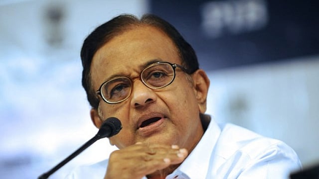 ভারতের সাবেক কেন্দ্রীয় মন্ত্রী ও কংগ্রেস নেতা পি চিদাম্বরম । ছবি :এএফপি