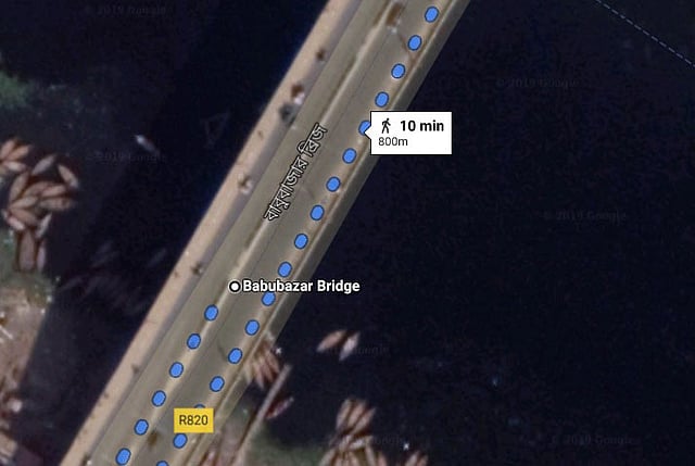 বাবু বাজার সেতু। ফাইল ছবি
