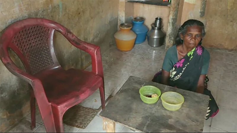 ৬৫ বছর বয়সী কারুপ্পাই। ছবি: সংগৃহীত