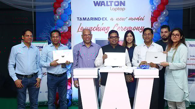 ওয়ালটন ল্যাপটপের মোড়ক উন্মোচন অনুষ্ঠান।