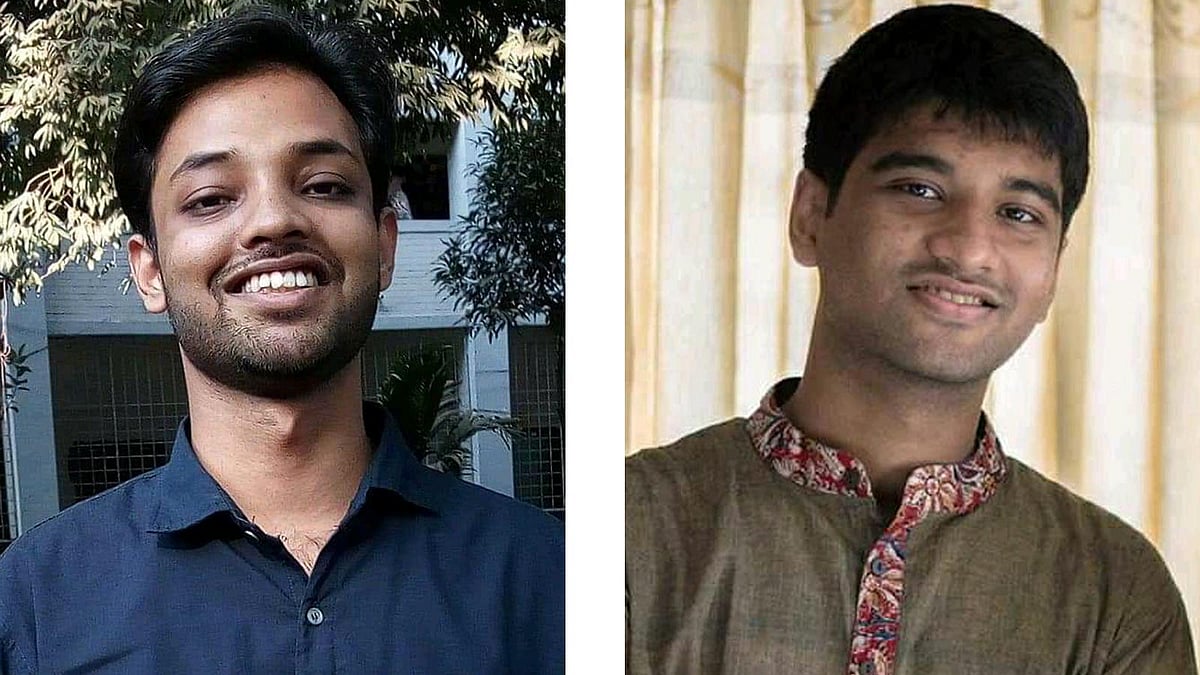 ঢাকা বিশ্ববিদ্যালয়ের কলা ও সামাজিক বিজ্ঞান অনুষদ শাখা ছাত্র ইউনিয়নের সভাপতি নিসর্গ নিলয় ও সাধারণ সম্পাদক মেঘমল্লার বসু। ছবি: সংগৃহীত