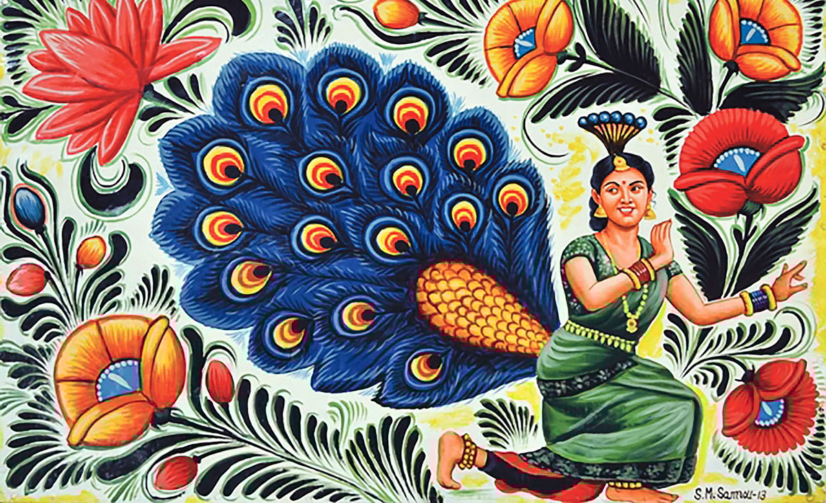 শিল্পীদের রিকশা চিত্রকলায় দারুণভাবে ফুটে ওঠে শাড়ির নান্দনিকতা