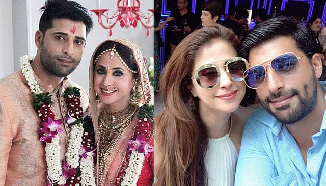 স্বামী মোহসীন আখতার মীরের সঙ্গে ঊর্মিলা মাতন্ডকর