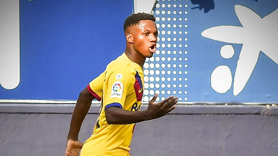 গোল করে ইতিহাস গড়েছেন আনসু ফাতি। ছবি : টুইটার