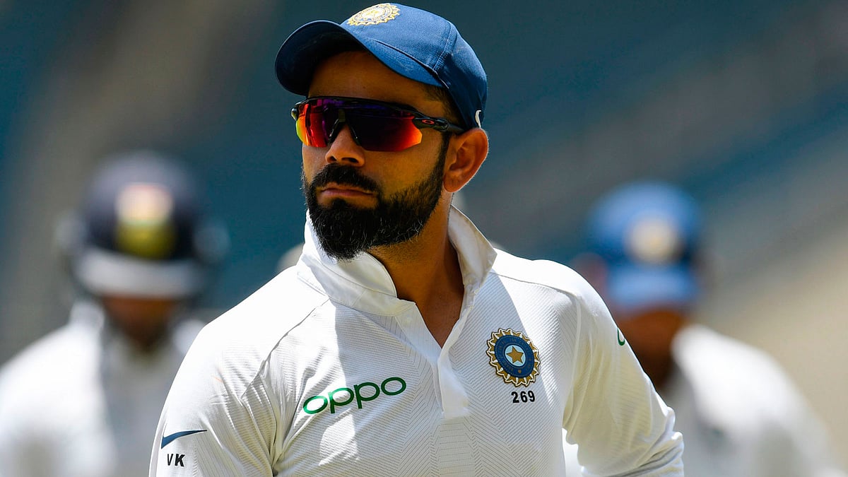 ভারতের অধিনায়ক বিরাট কোহলি। ছবি: এএফপি