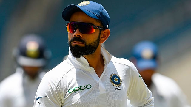 ভারতের অধিনায়ক বিরাট কোহলি। ছবি: এএফপি