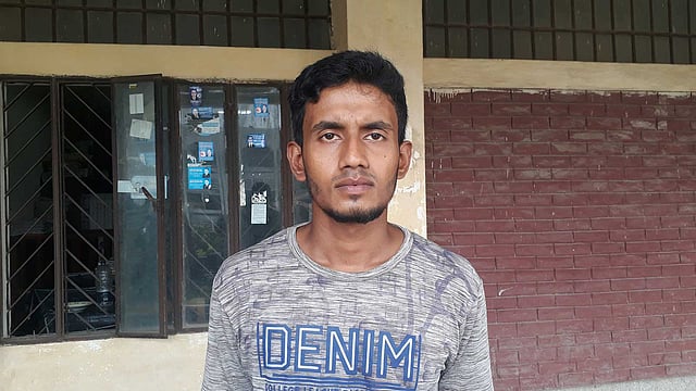 কথিত সাঈদ হত্যার আসামি আফজাল। ছবি: আসাদুজ্জামান