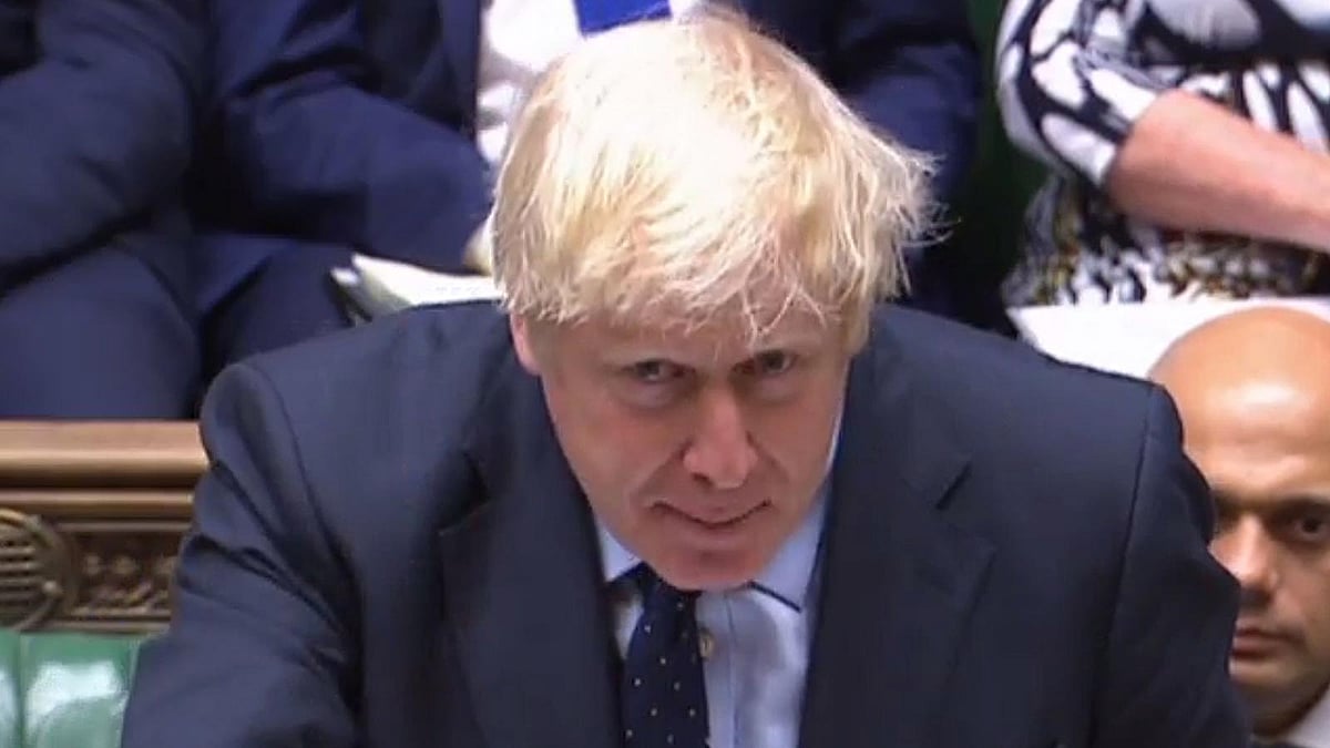 ব্রিটিশ প্রধানমন্ত্রী বরিস জনসন। ছবি: এএফপি