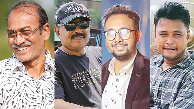 মতিন রহমান, মালেক আফসারী, রায়হান রাফি ও  সৈকত নাসির