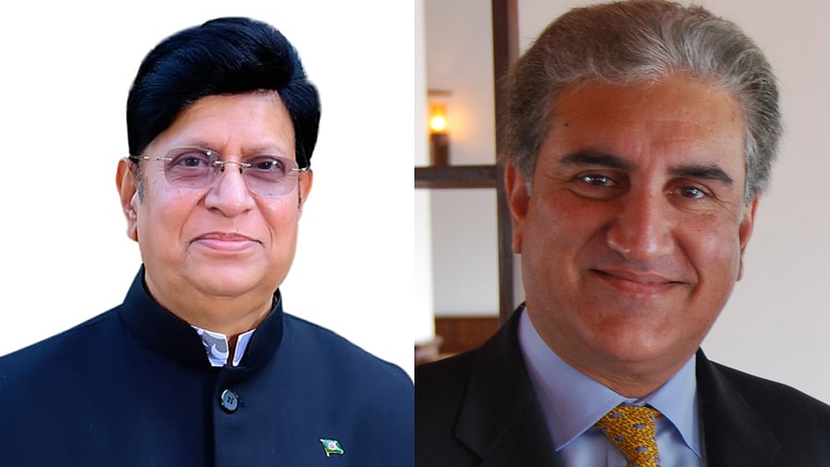 এ কে আব্দুল মোমেন ও মাখদুম শাহ মেহমুদ কুরেশি।