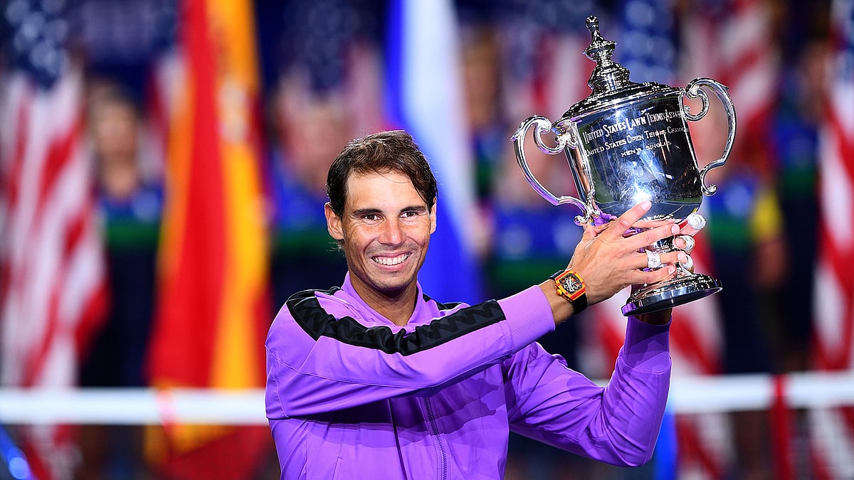 ইউএস ওপেন জিতেছেন নাদাল। ছবি : এএফপি