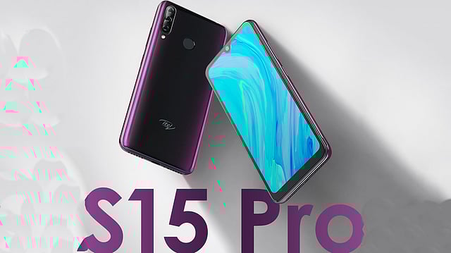 এস ১৫ প্রো। ছবি: আইটেলের সৌজন্যে।
