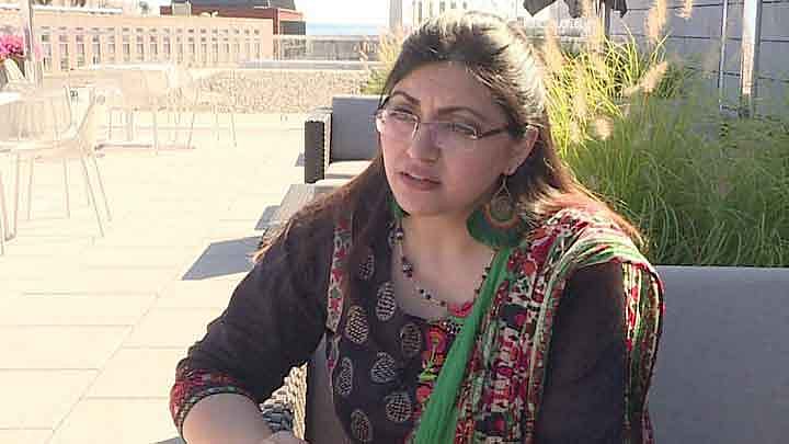 মানবাধিকারকর্মী গুলালাই ইসমাইল। ছবি: বিবিসির সৌজন্যে