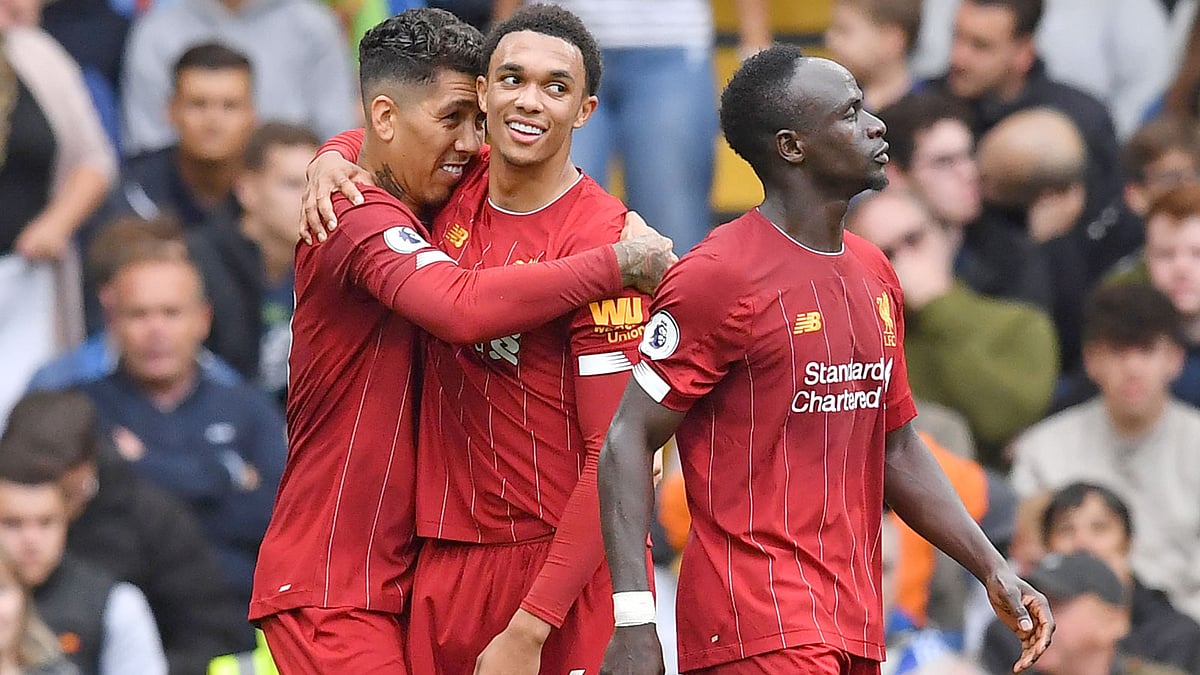 গতকাল চেলসিকে তাদের মাঠেই হারিয়েছে লিভারপুল। ছবি : এএফপি