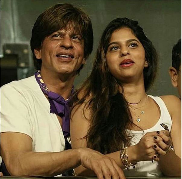 শাহরুখ খান ও সুহানা খান। ছবি: ইনস্টাগ্রাম থেকে নেওয়া