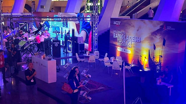 ডব্লিউসিআইটি সম্মেলনে বাংলাদেশ প্যাভিলিয়ন। ছবি: পল্লব মোহাইমেন