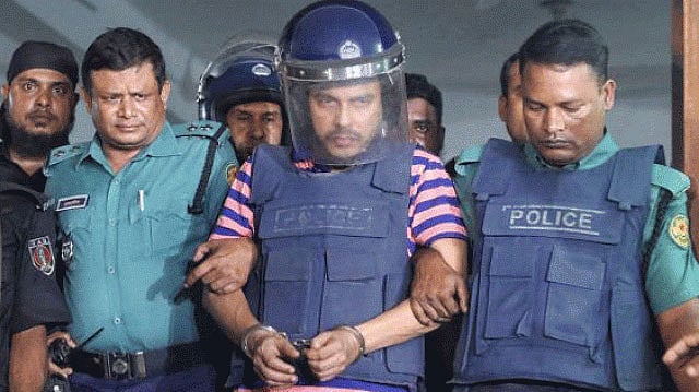 যুবলীগ ঢাকা মহানগর দক্ষিণের সাংগঠনিক সম্পাদক খালেদ মাহমুদ ভূঁইয়া। প্রথম আলো ফাইল ছবি।