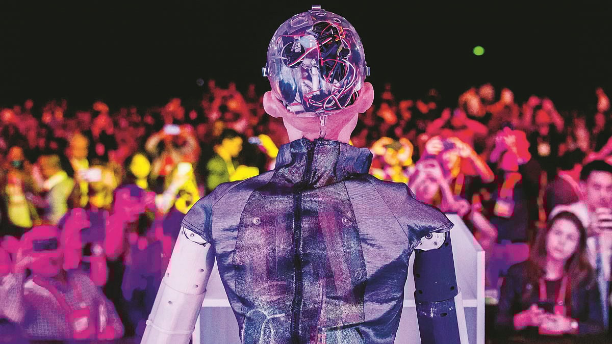 নতুন কর্মসংস্থান সৃষ্টি করবে কৃত্রিম বুদ্ধিমত্তা। ছবি: এএফপি