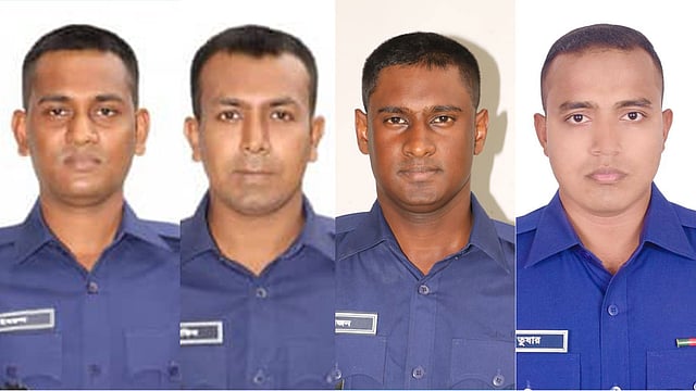 মোহাম্মদ ইমরুল, এম রাকিবুল হাসান ভূঁইয়া, রাজন কুমার সাহা ও মুশফিকুর রহমান তুষার