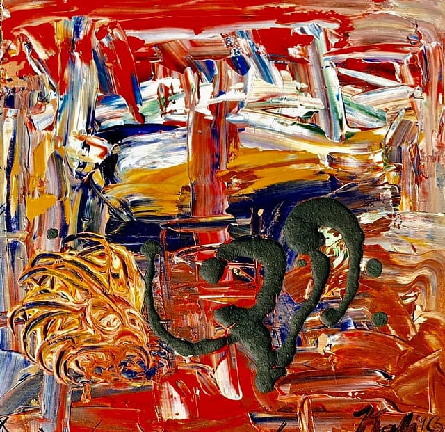 শিল্পী কালিদাস কর্মকারের একটি চিত্রকর্ম।